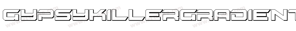 GypsyKillerGradientRegular-GVBy字体转换