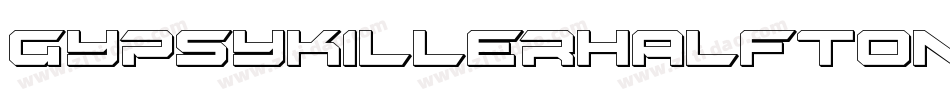 GypsyKillerHalfToneItalic-5L9x字体转换