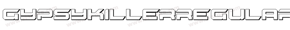 GypsyKillerRegular-Wvmz字体转换