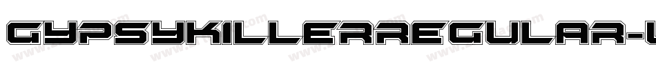 GypsyKillerRegular-Wvmz字体转换