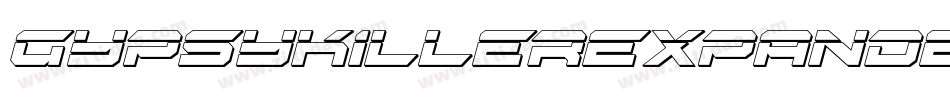 GypsyKillerExpandedItalic-JjrE字体转换