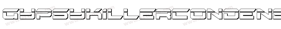 GypsyKillerCondensedItalic-qGyx字体转换