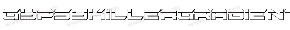 GypsyKillerGradientRegular-GVBy字体转换
