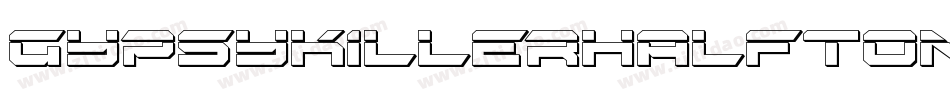 GypsyKillerHalfToneItalic-5L9x字体转换