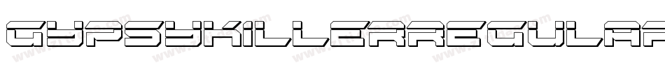 GypsyKillerRegular-Wvmz字体转换