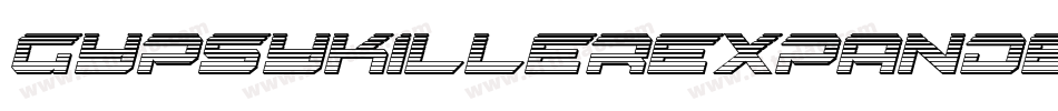 GypsyKillerExpandedItalic-JjrE字体转换