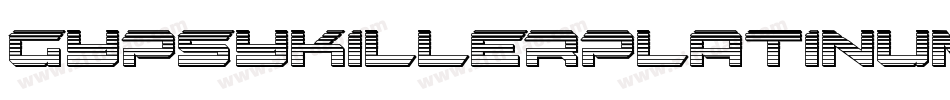 GypsyKillerPlatinumRegular-0wG4字体转换