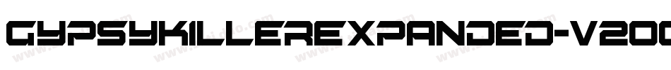 GypsyKillerExpanded-V200字体转换