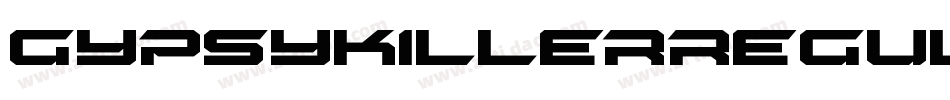 GypsyKillerRegular-Wvmz字体转换