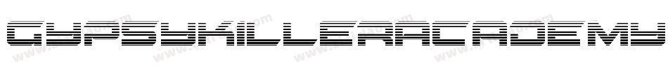 GypsyKillerAcademyRegular-ORdA字体转换