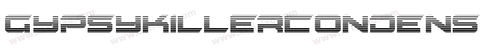 GypsyKillerCondensedItalic-qGyx字体转换