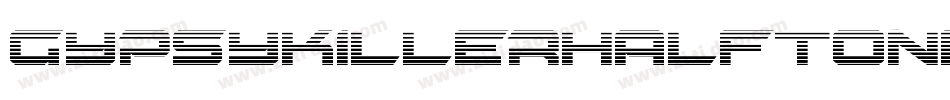 GypsyKillerHalfToneItalic-5L9x字体转换