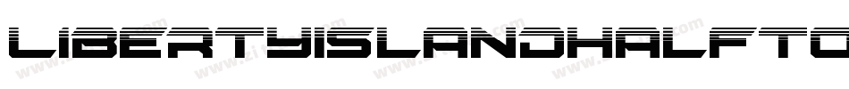LibertyIslandHalfToneItalic-zBZX字体转换