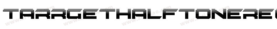 TarrgetHalfToneRegular-gzRY字体转换
