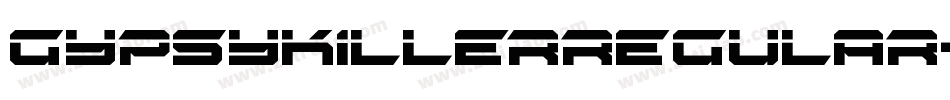 GypsyKillerRegular-Wvmz字体转换
