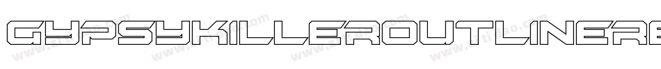 GypsyKillerOutlineRegular-oV3V字体转换