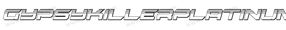 GypsyKillerPlatinumItalic-ea5x字体转换