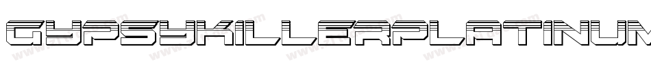 GypsyKillerPlatinumItalic-ea5x字体转换