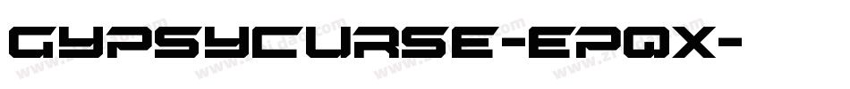 GypsyCurse-epqx字体转换