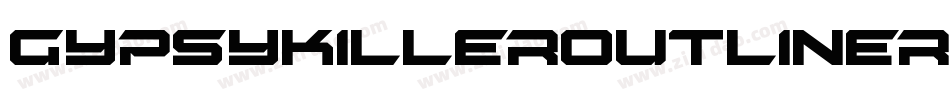 GypsyKillerOutlineRegular-oV3V字体转换