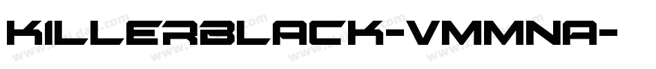 KillerBlack-vmmnA字体转换