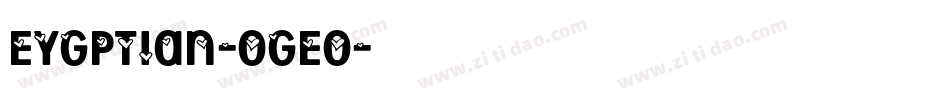 Eygptian-OGEo字体转换