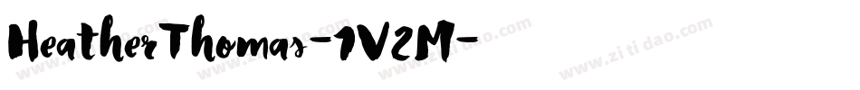 HeatherThomas-1V2M字体转换