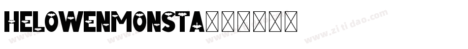 HELOWENMONSTA字体转换