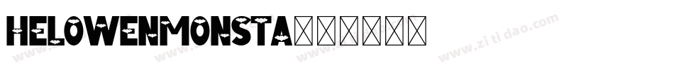 HELOWENMONSTA字体转换