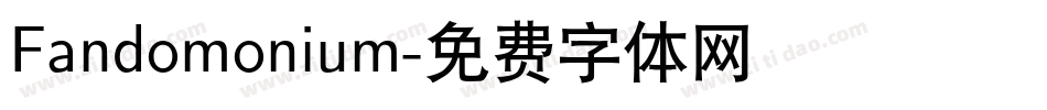 Fandomonium字体转换
