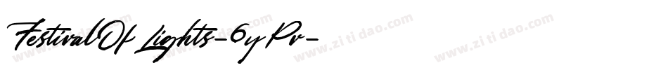 FestivalOfLights-6yPv字体转换
