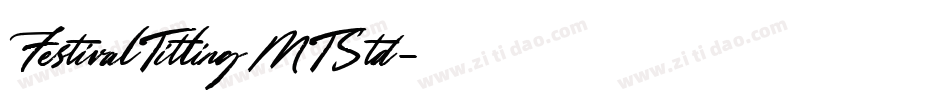 FestivalTitlingMTStd字体转换