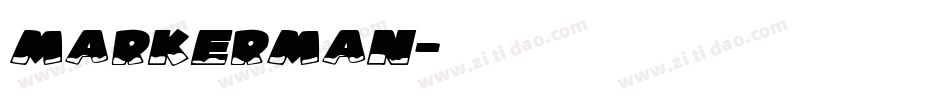 MarkerMan字体转换