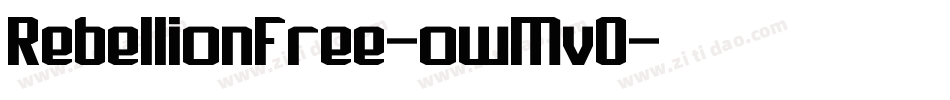 RebellionFree-owMv0字体转换 RebellionFree-owMv0字体转换