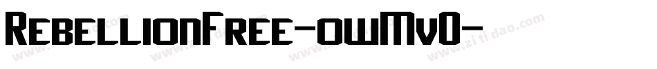 RebellionFree-owMv0字体转换 RebellionFree-owMv0字体转换