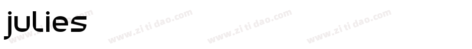 julies字体转换