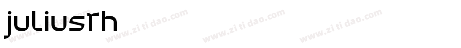 juliusth字体转换