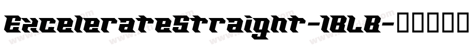 ExcelerateStraight-1BLB字体转换