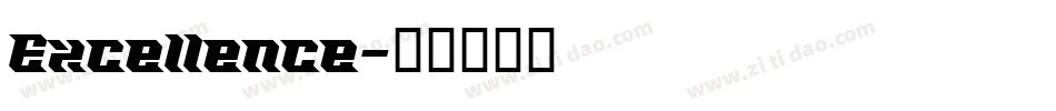 Excellence字体转换