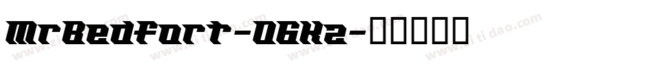 MrBedfort-06Kz字体转换
