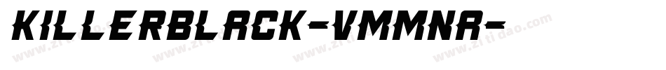 KillerBlack-vmmnA字体转换