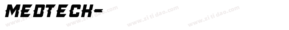 MedTech字体转换