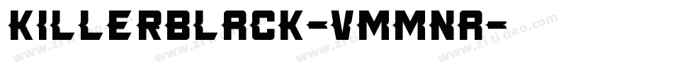 KillerBlack-vmmnA字体转换