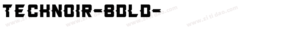 TechNoir-8dLD字体转换