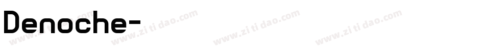 Denoche字体转换