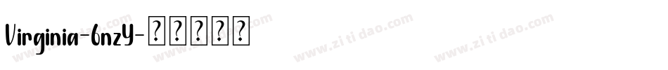 Virginia-6nzY字体转换