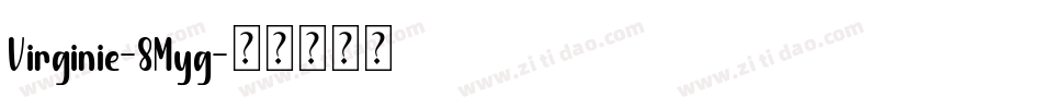 Virginie-8Myg字体转换