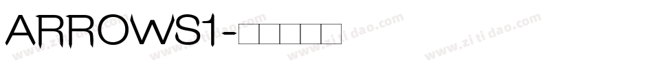 ARROWS1字体转换