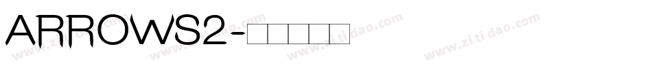ARROWS2字体转换