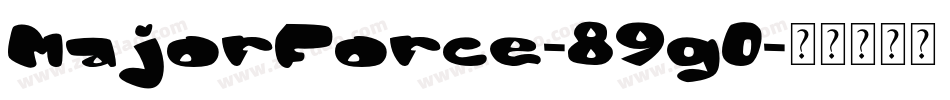 MajorForce-89g0字体转换